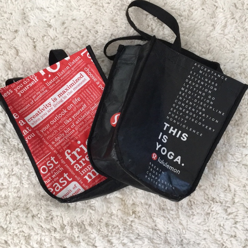 Two Lululemon bags